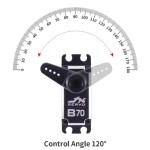 JX B70 72KG 12V High Torque Full Metal Shell Metal Gear Brushless Servo RC Car Truck Robot Helicopter Drone SAVOX SB2290SG Model